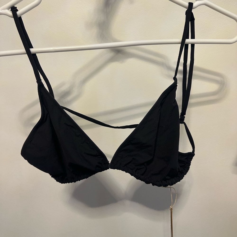 2X BNWT SKIMS Black Triangle Bralette